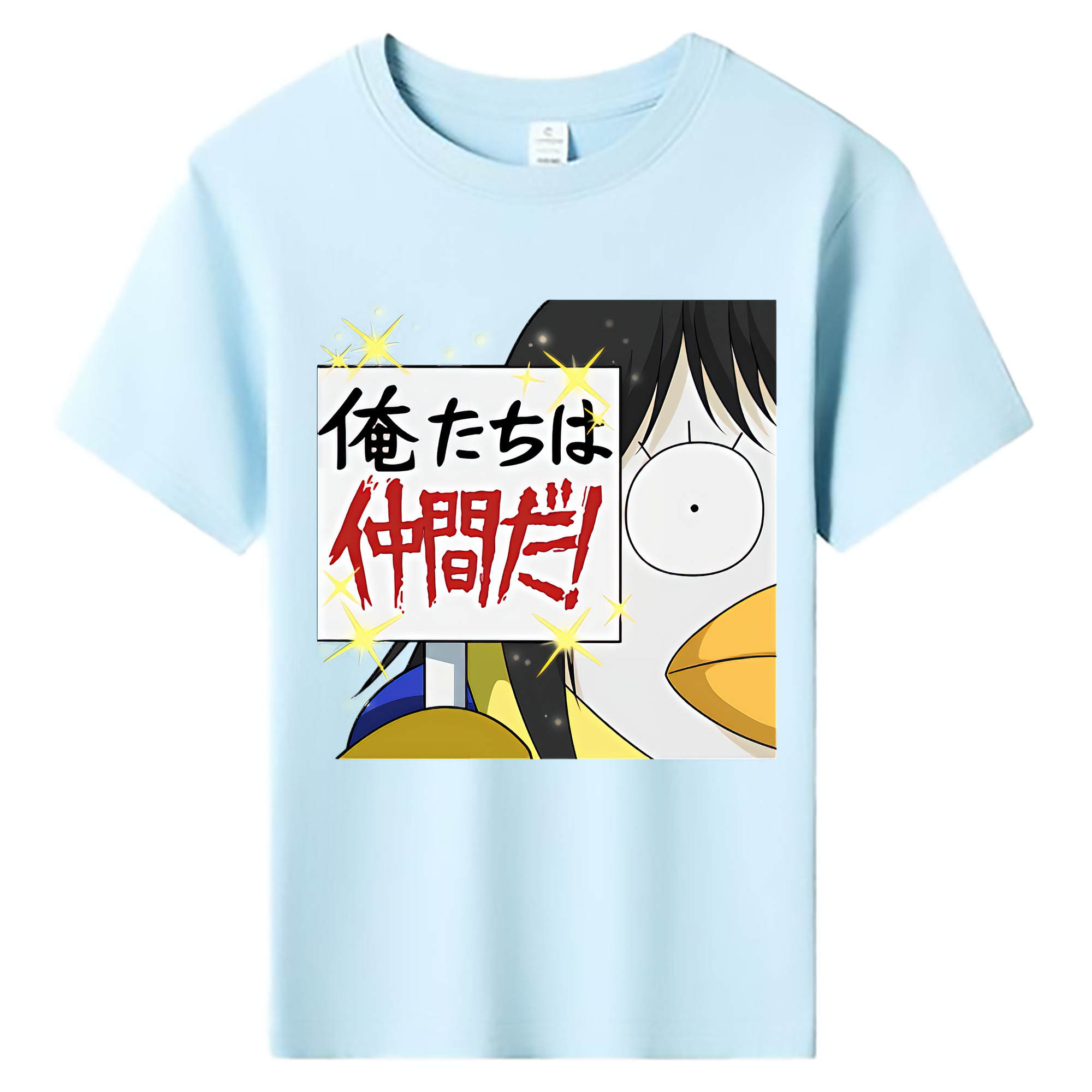 （画像用） ぎんたま 坂田銀時（さかたぎんとき） 神楽 志村新八（しむら しんぱち） GINTAMA Sakata Gintoki Kagura Shimura Shinpachi 綿100％キッズTシャツ（フロントプリント）